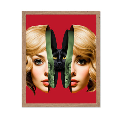 Trippy Woman & Cat