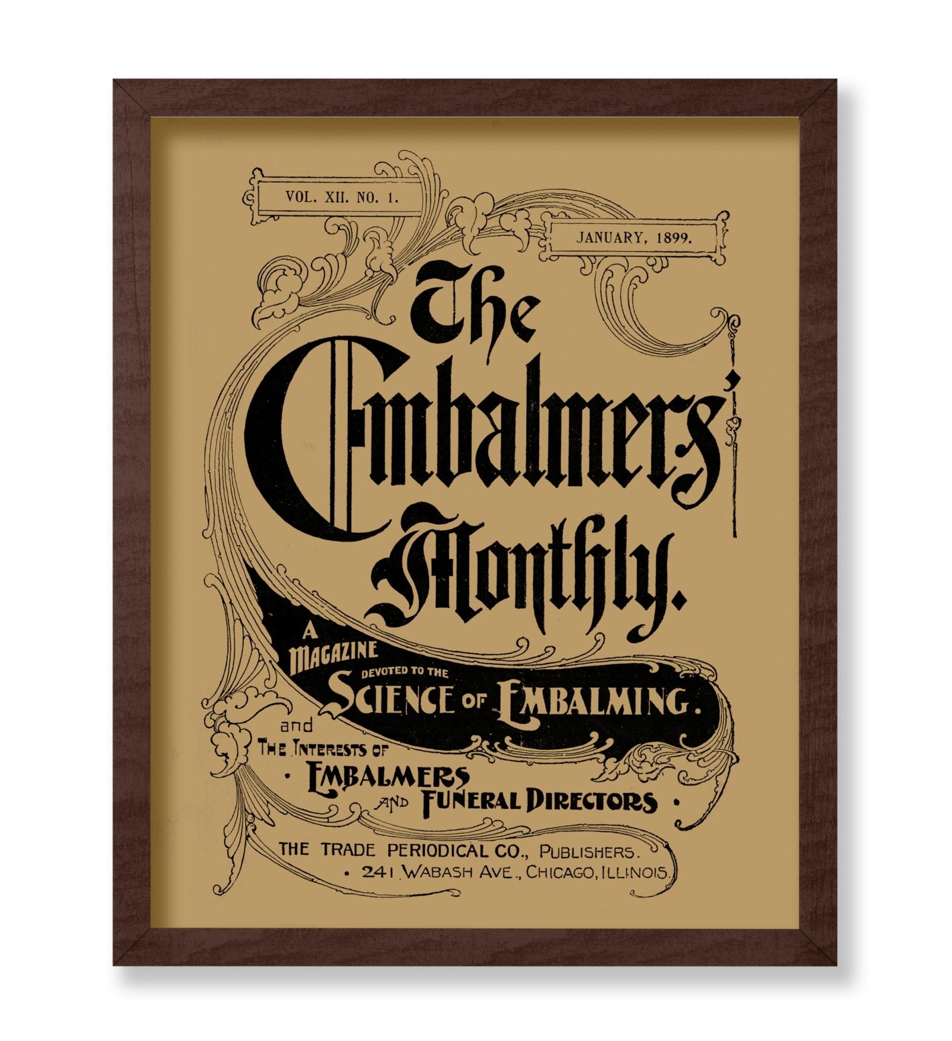 The Embalmers Monthly