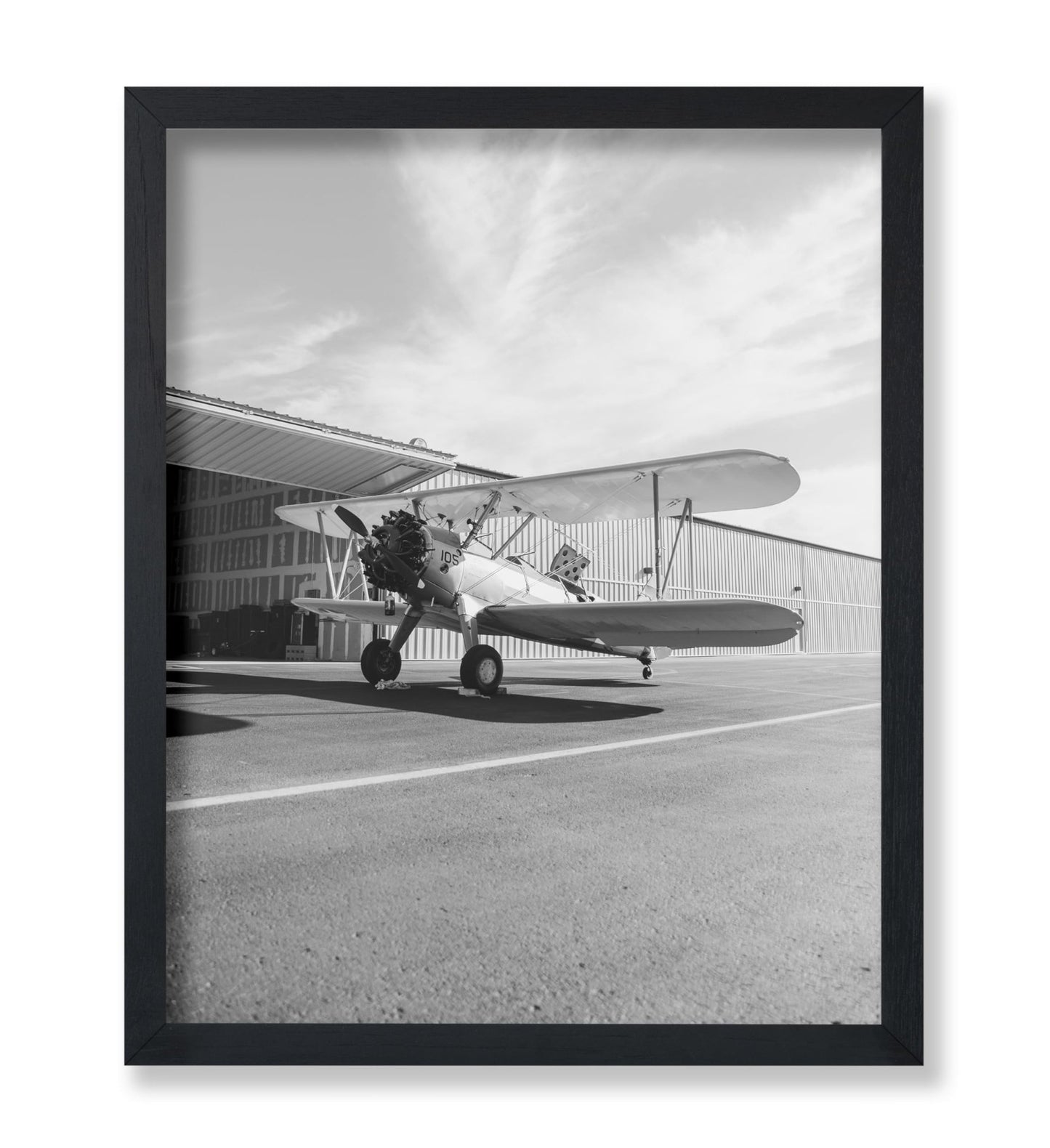 Biplane at the Airport