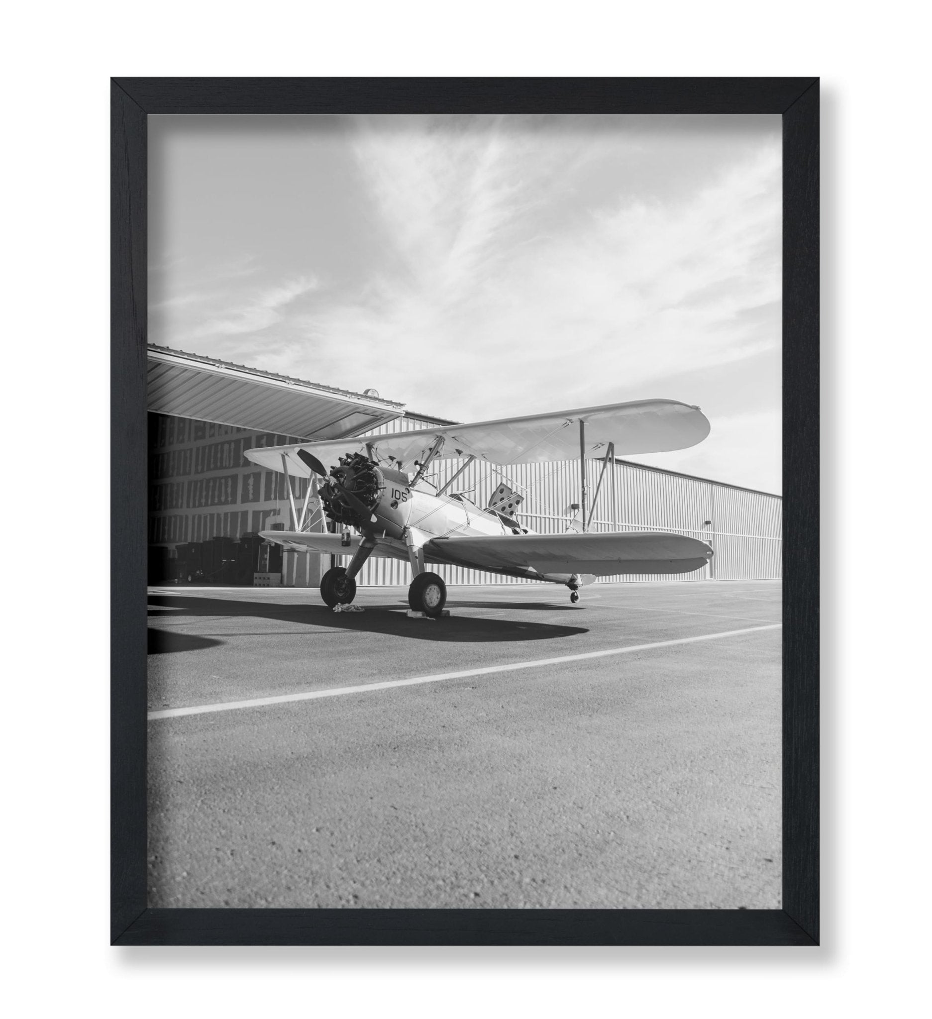 Biplane at the Airport