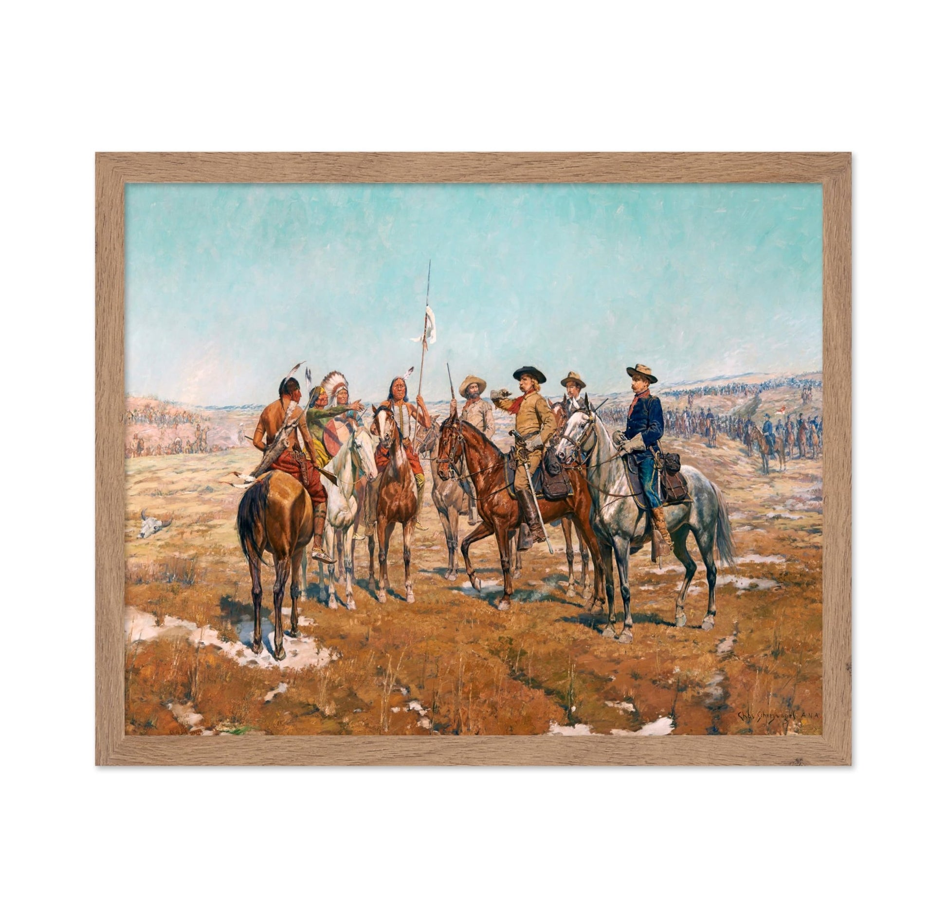 Charles Schreyvogel - Custer's Demand