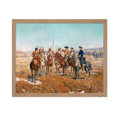 Charles Schreyvogel - Custer's Demand