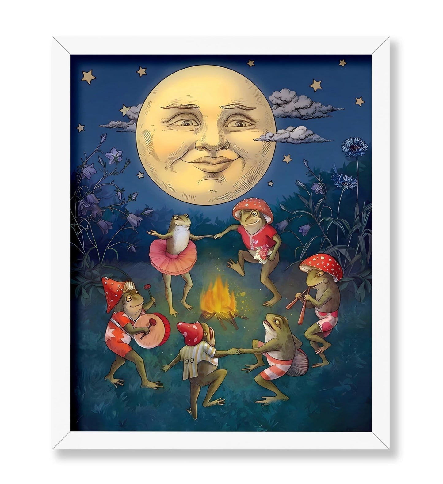 Frogs Dancing Under The Moon