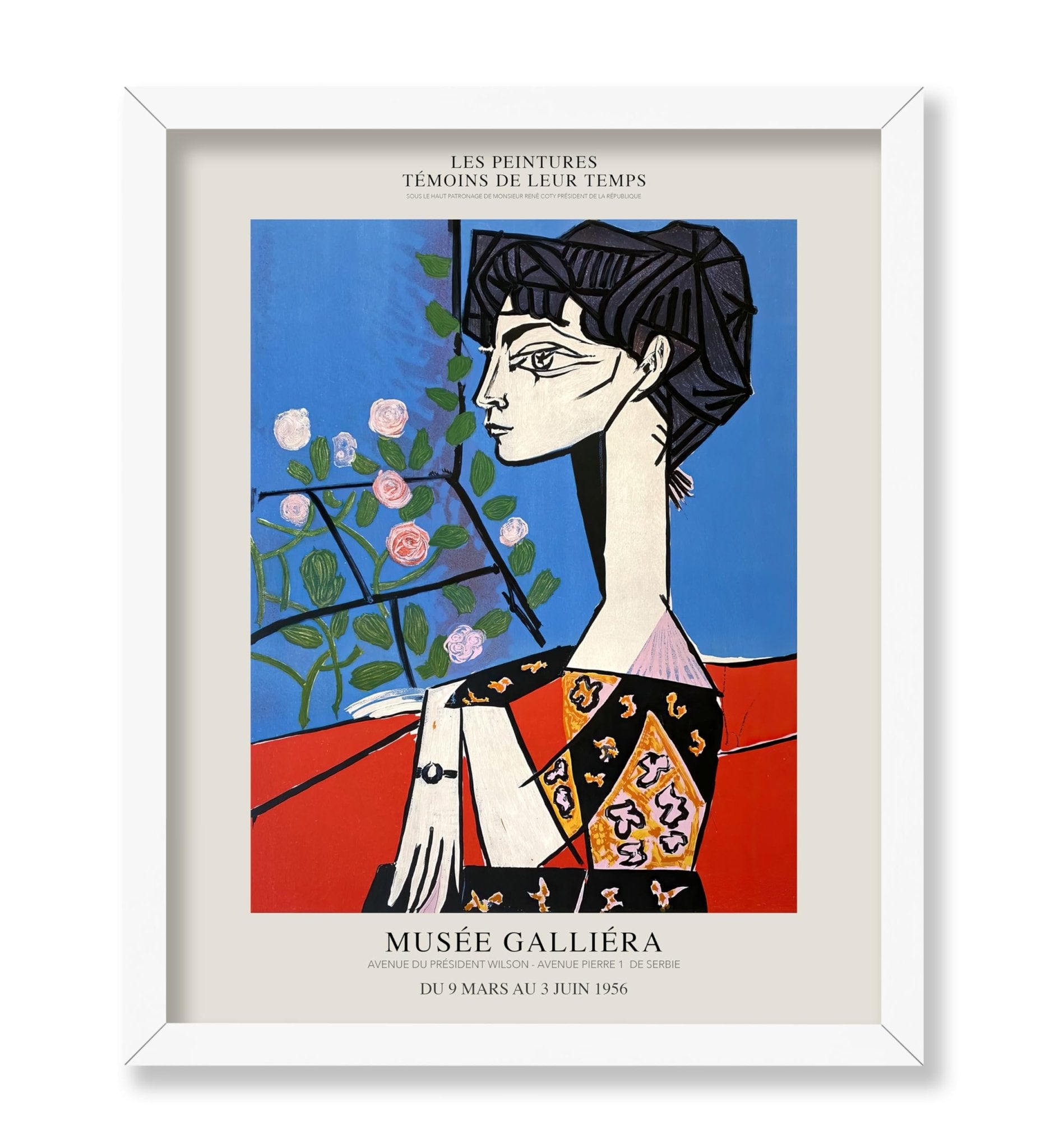 Picasso - Jacqueline with Flowers – Poster Master