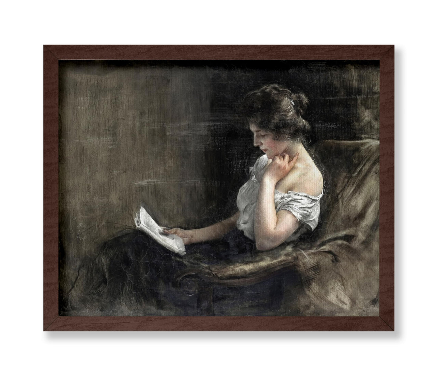 Caspar Ritter - Lesende junge Frau