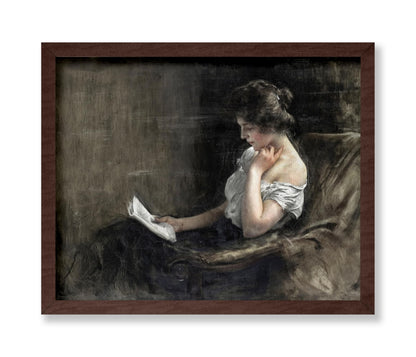 Caspar Ritter - Lesende junge Frau