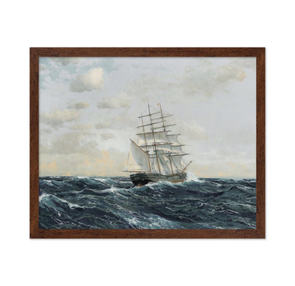 Three-Master on the High Seas