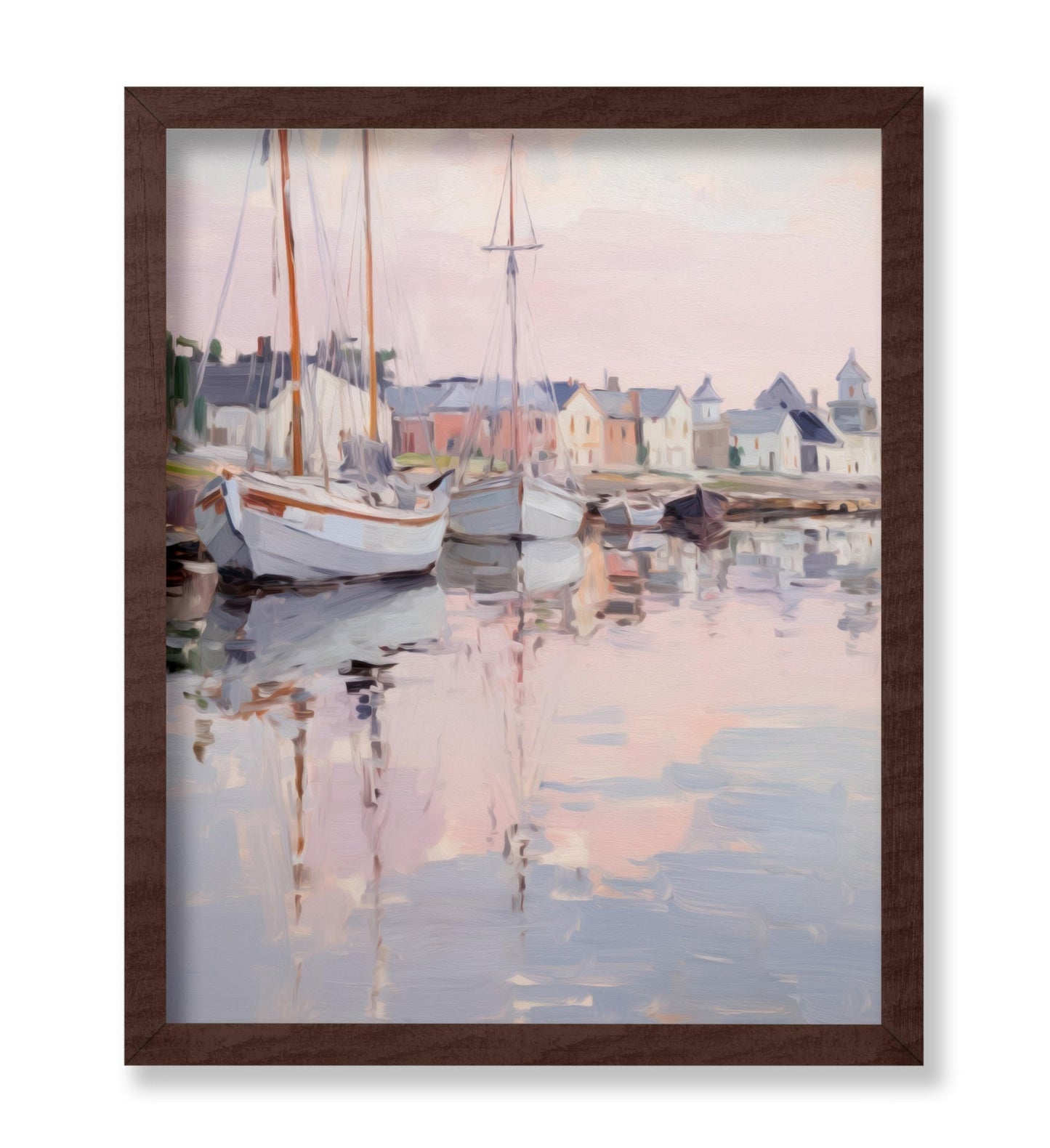 Sailboats in Harbor No2