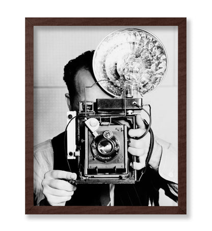 Photographer with Vintage Camera