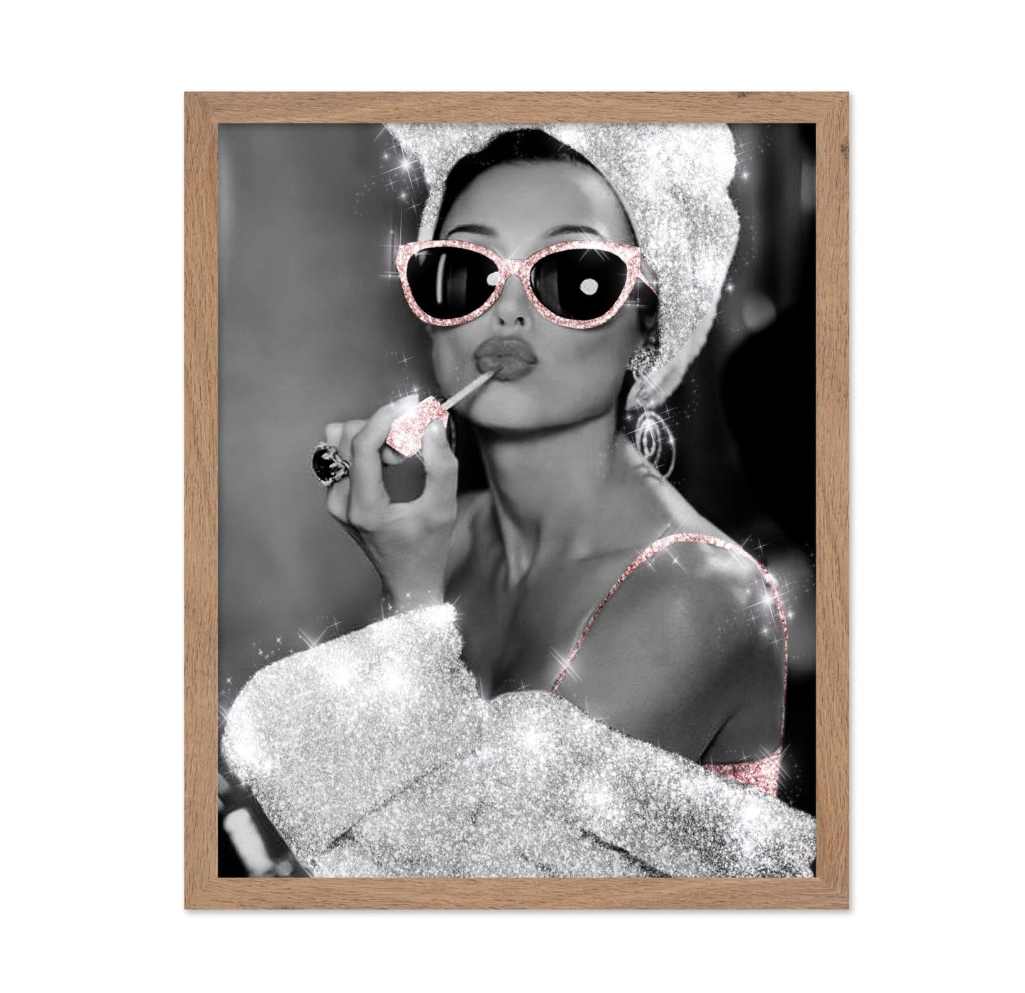 Audrey Hepburn in Glitter Sunglasses