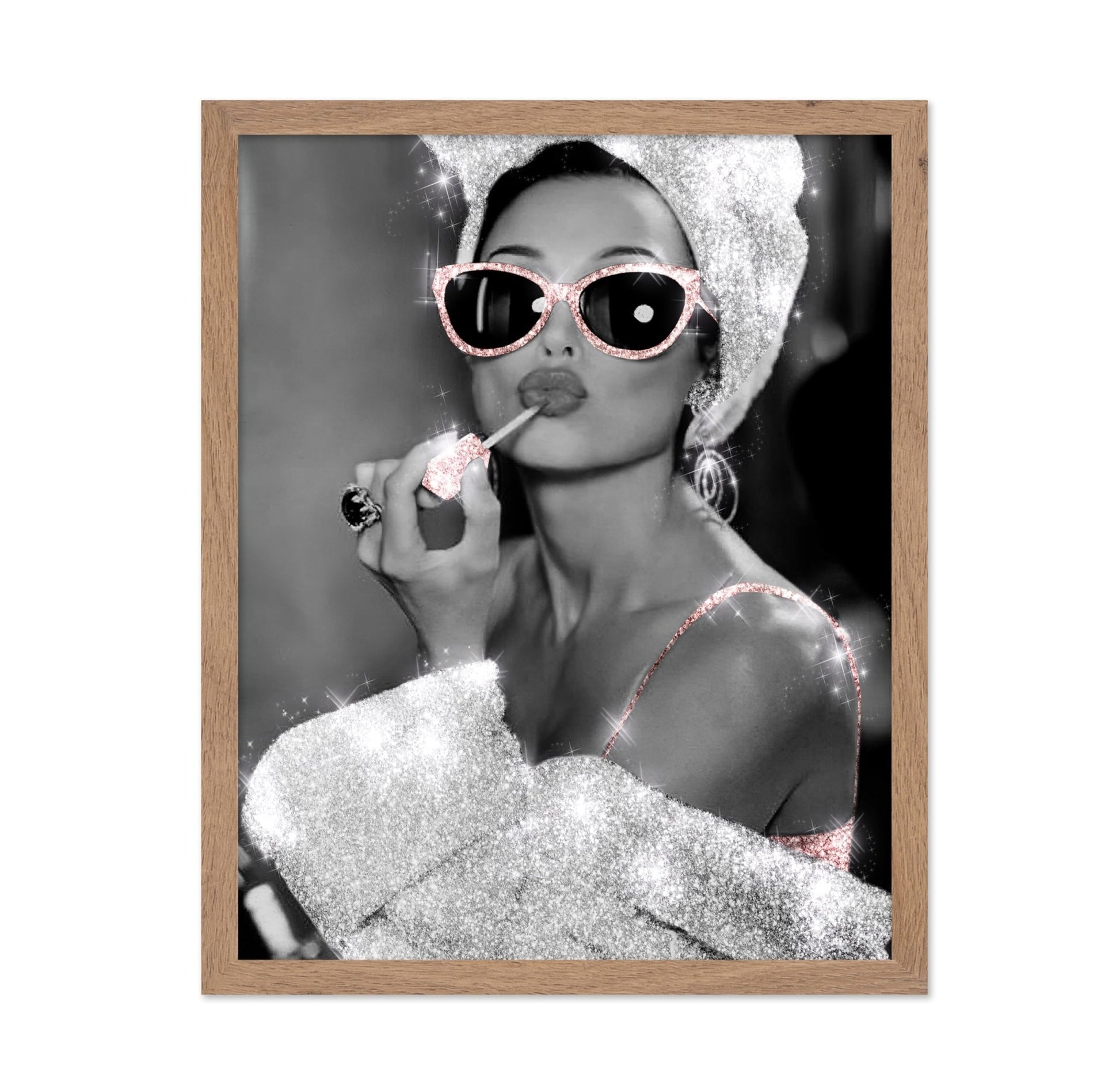 Audrey Hepburn in Glitter Sunglasses