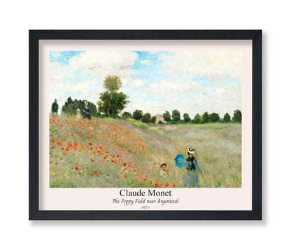 Claude Monet - Poppy Field Near Argenteuil