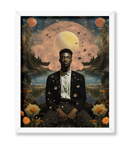 Trippy African American Man