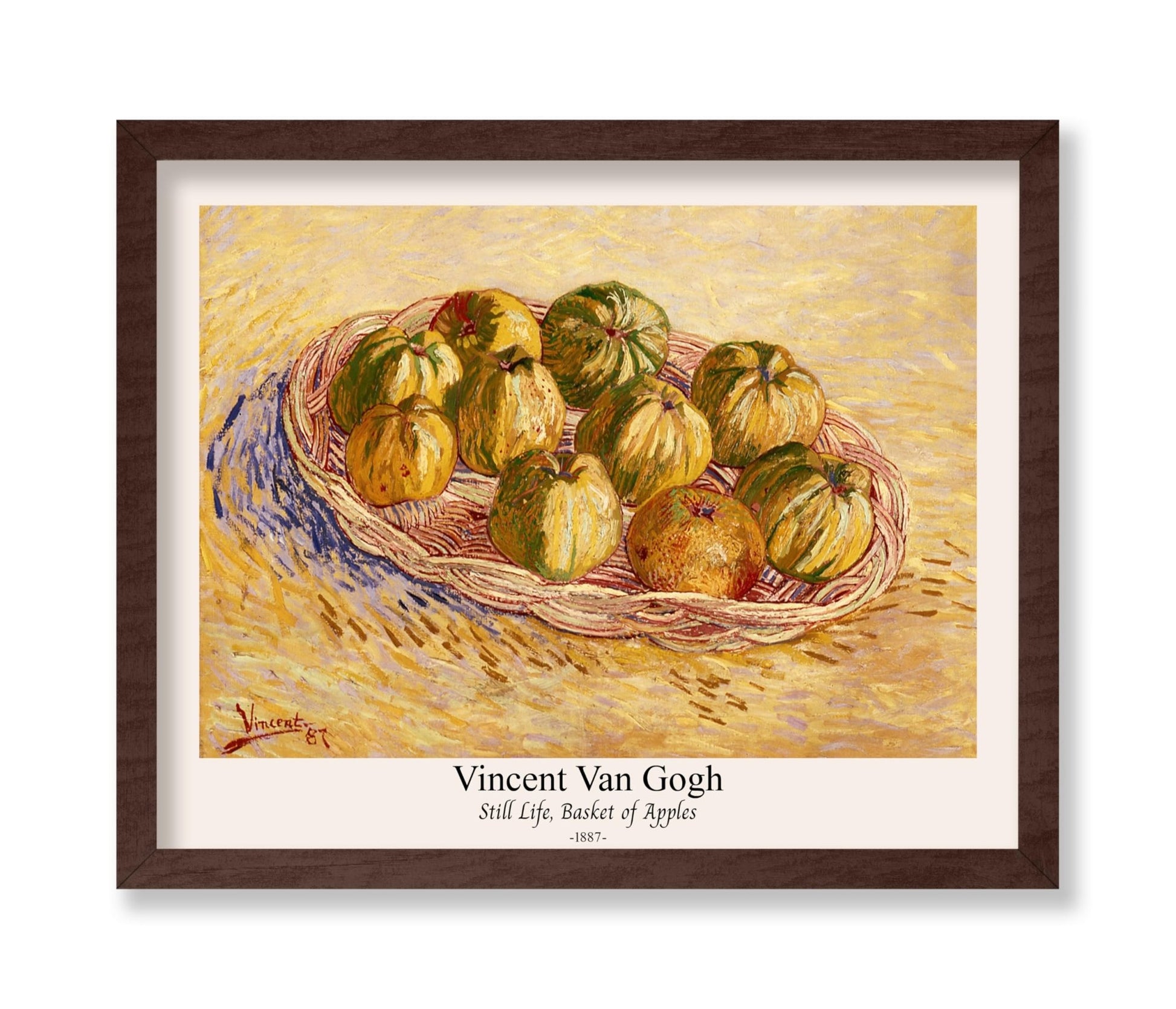 Van Gogh - Still Life Basket of Apples No1