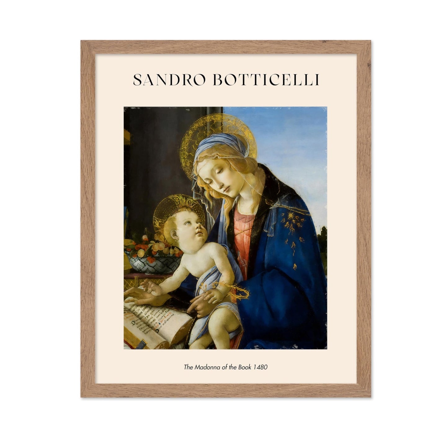 Sandro Botticelli - The Madonna of the Book