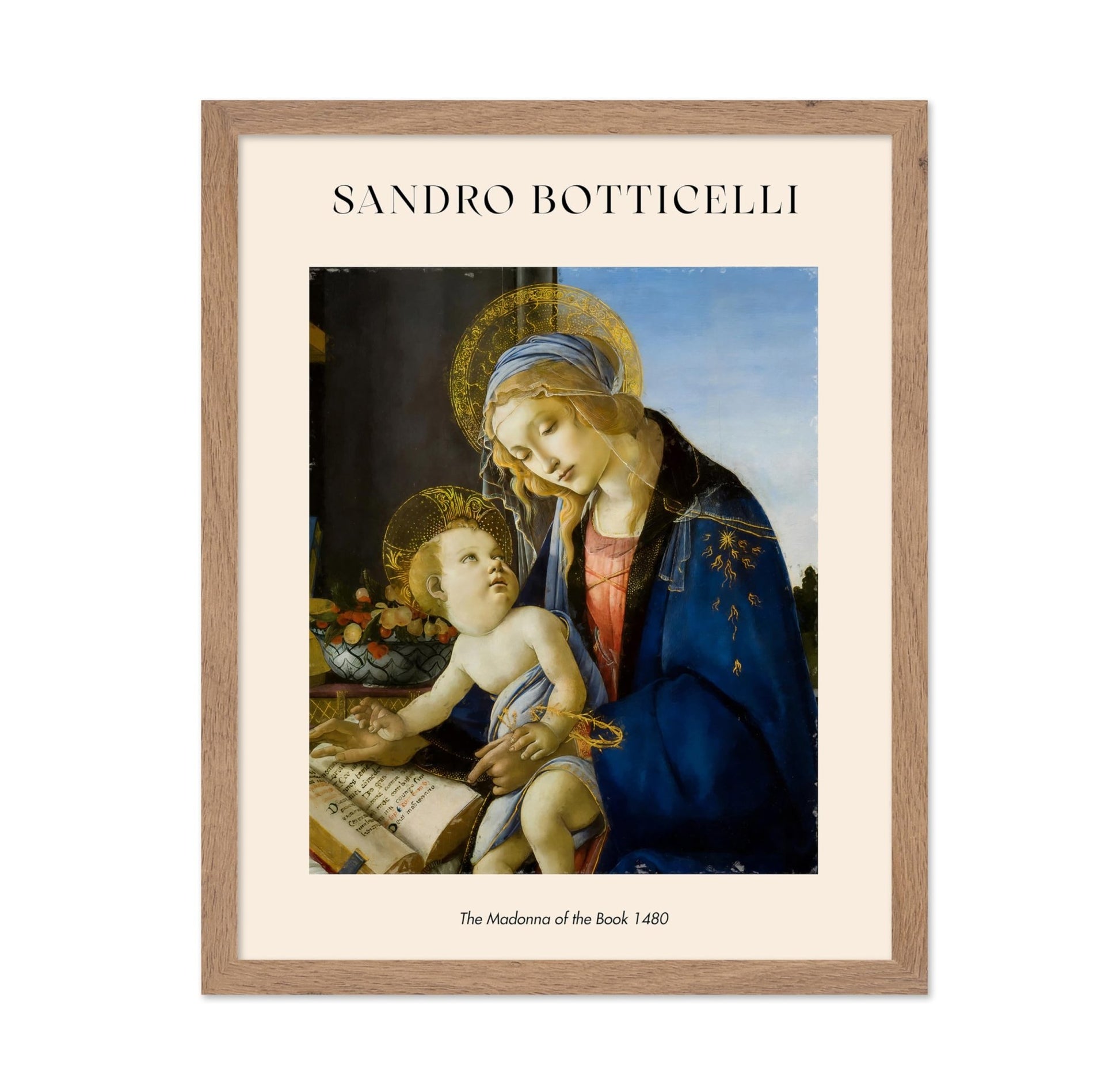Sandro Botticelli - The Madonna of the Book