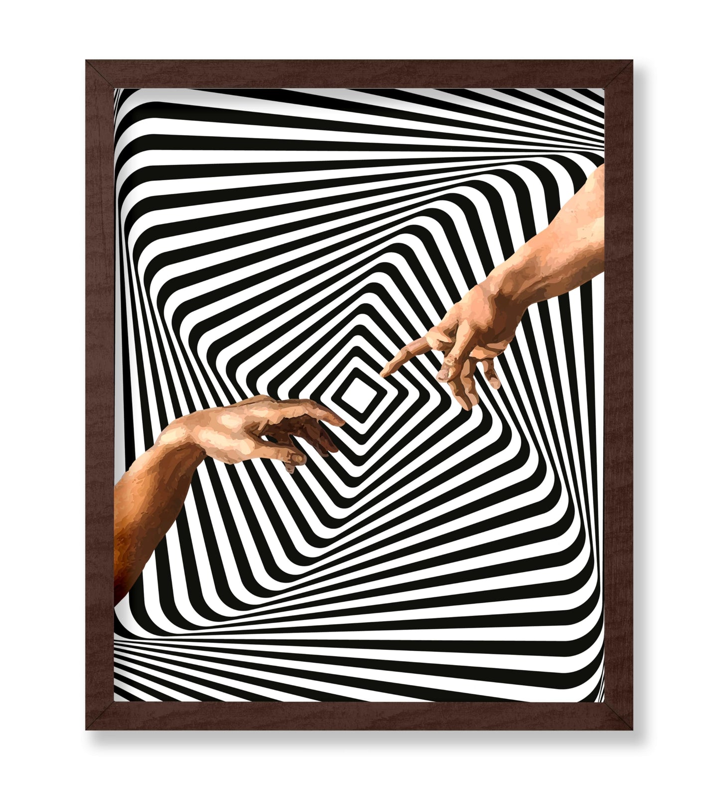 Hands Optical Illusion