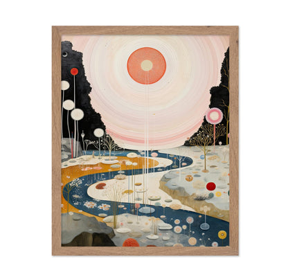 Trippy Eye Over Weird Landscape
