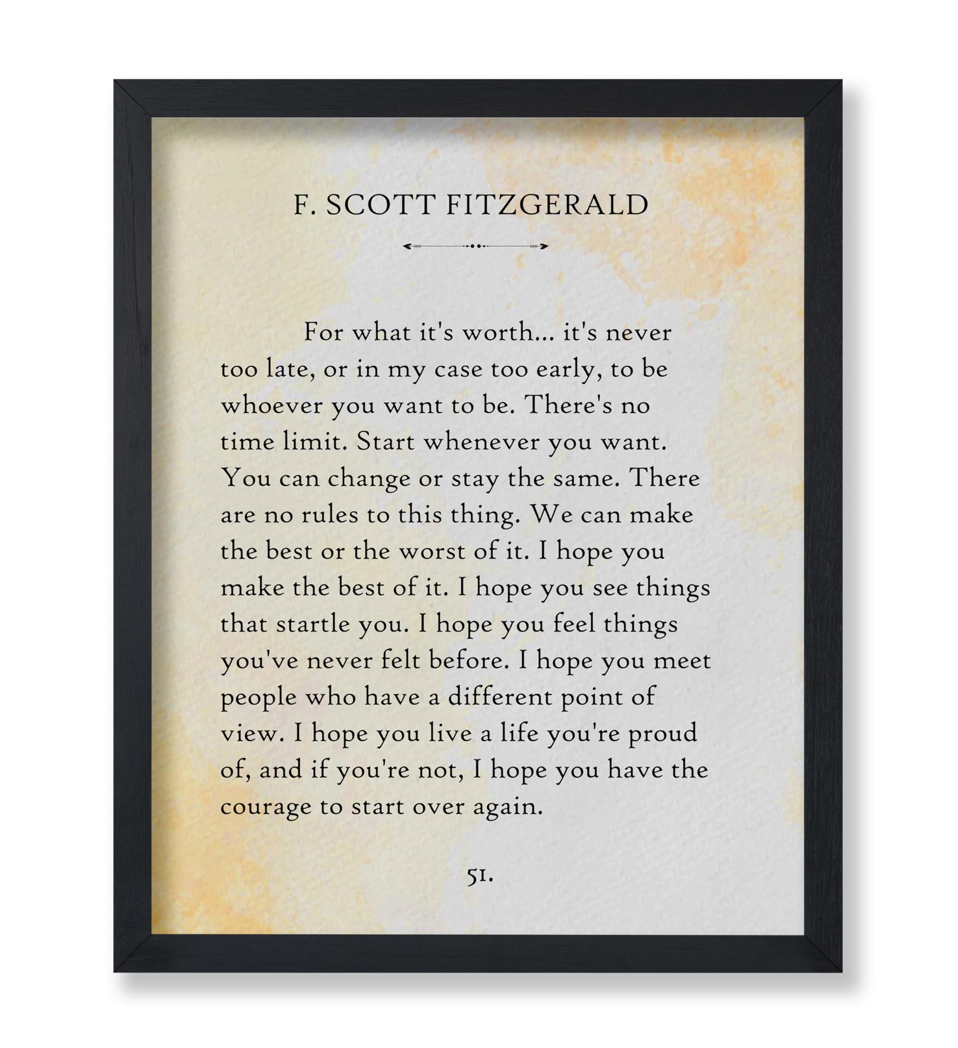 F. Scott Fitzgerald - For What It's Worth