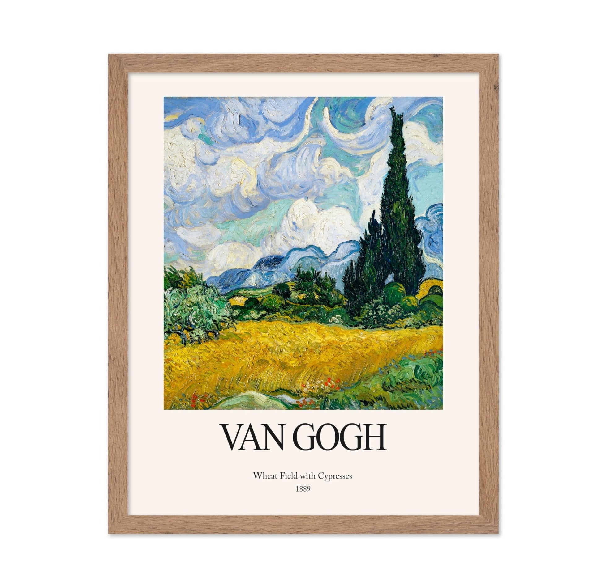 Van Gogh - Wheat Field with Cypresses No3