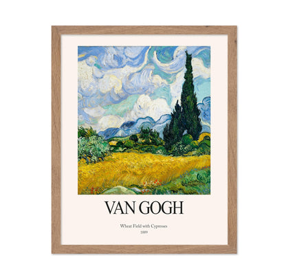 Van Gogh - Wheat Field with Cypresses No3