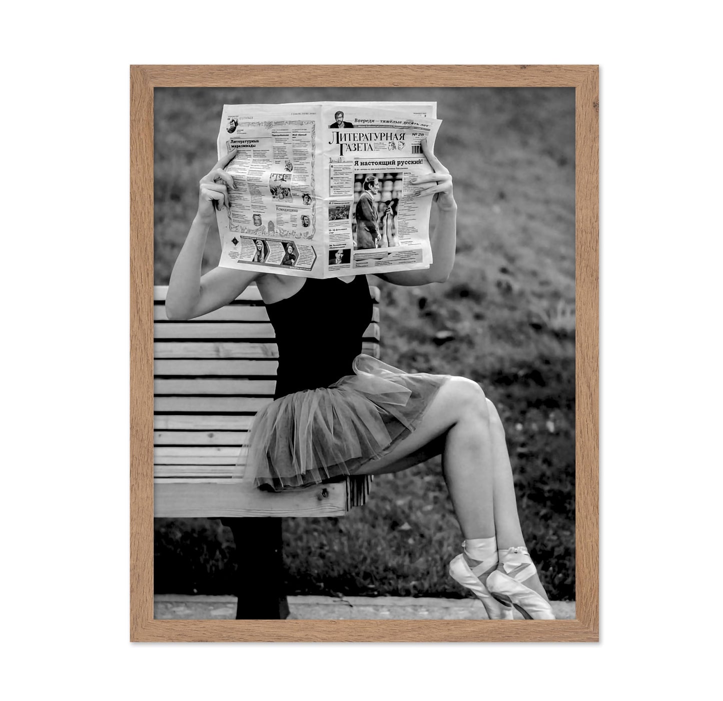 Ballet Dancer Reading