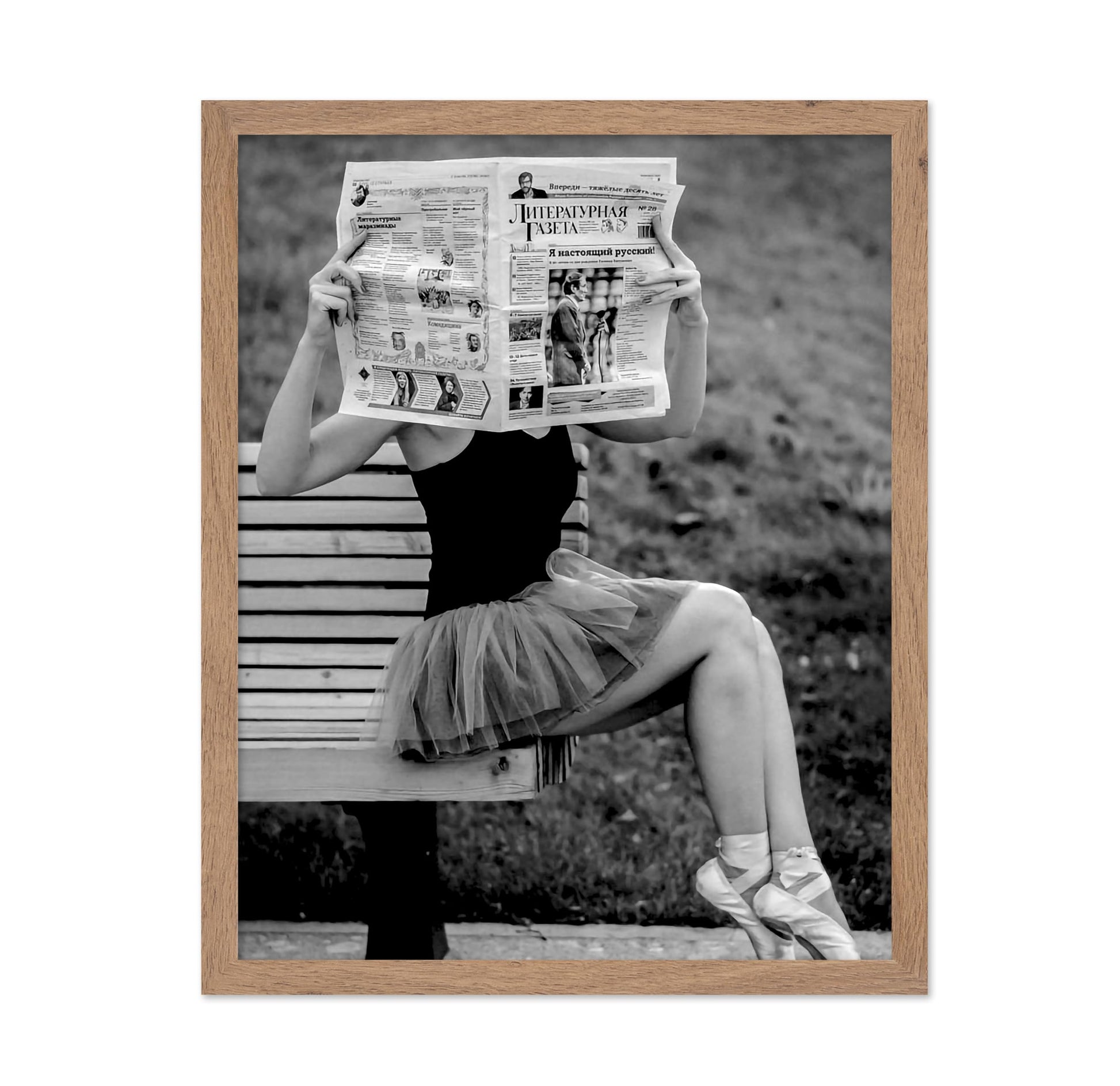 Ballet Dancer Reading