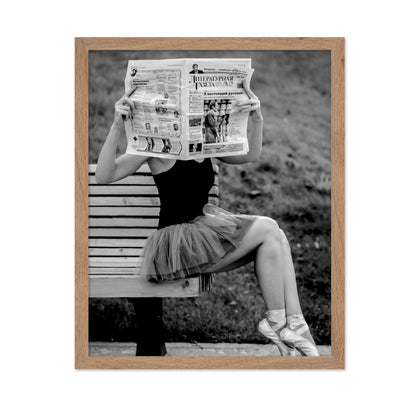 Ballet Dancer Reading