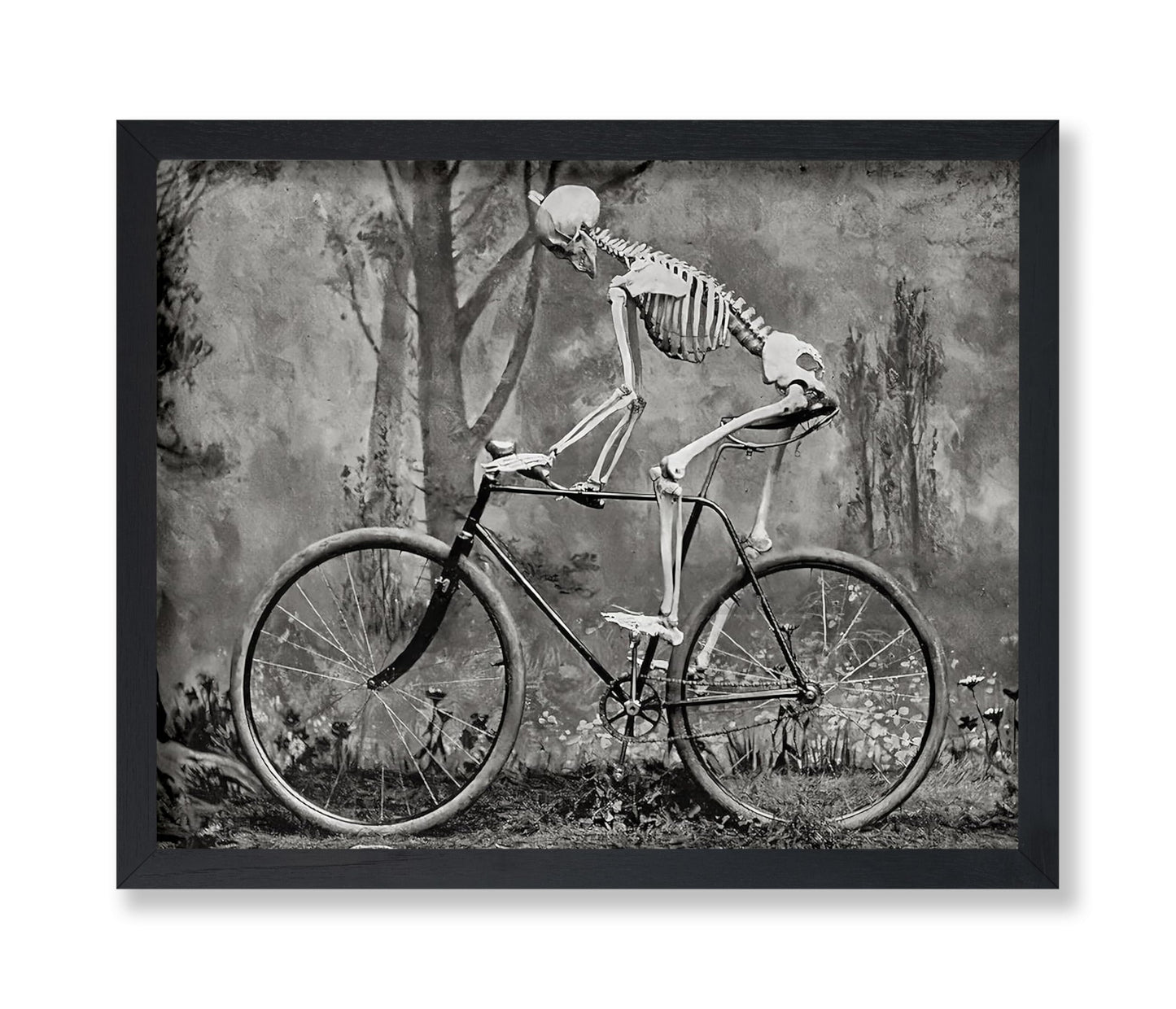Skeleton on a Bike