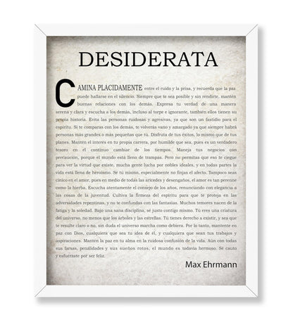 Max Ehrmann Desiderata