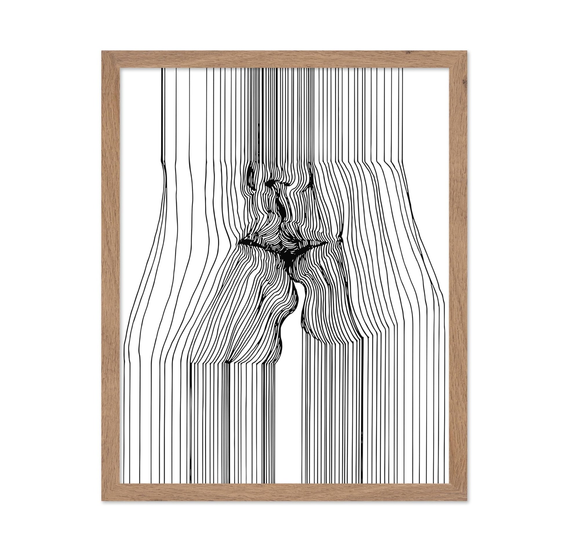 Kissing Line Drawing
