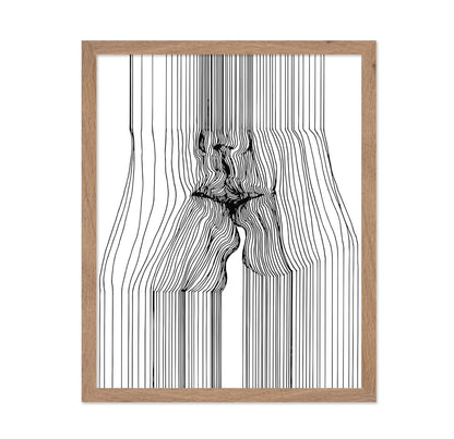 Kissing Line Drawing