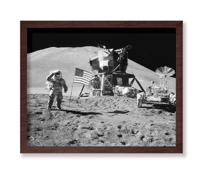 Astronaut in Moon