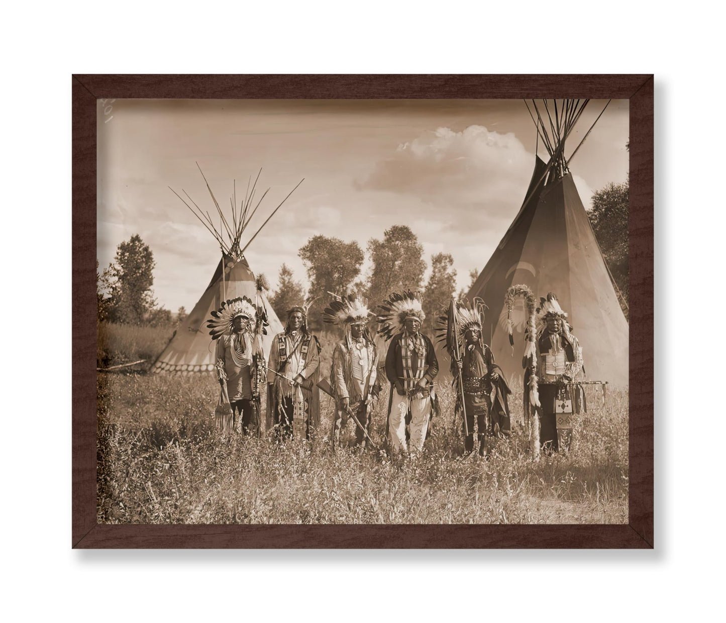 Crow Creek Warriors on the Crow Reservation