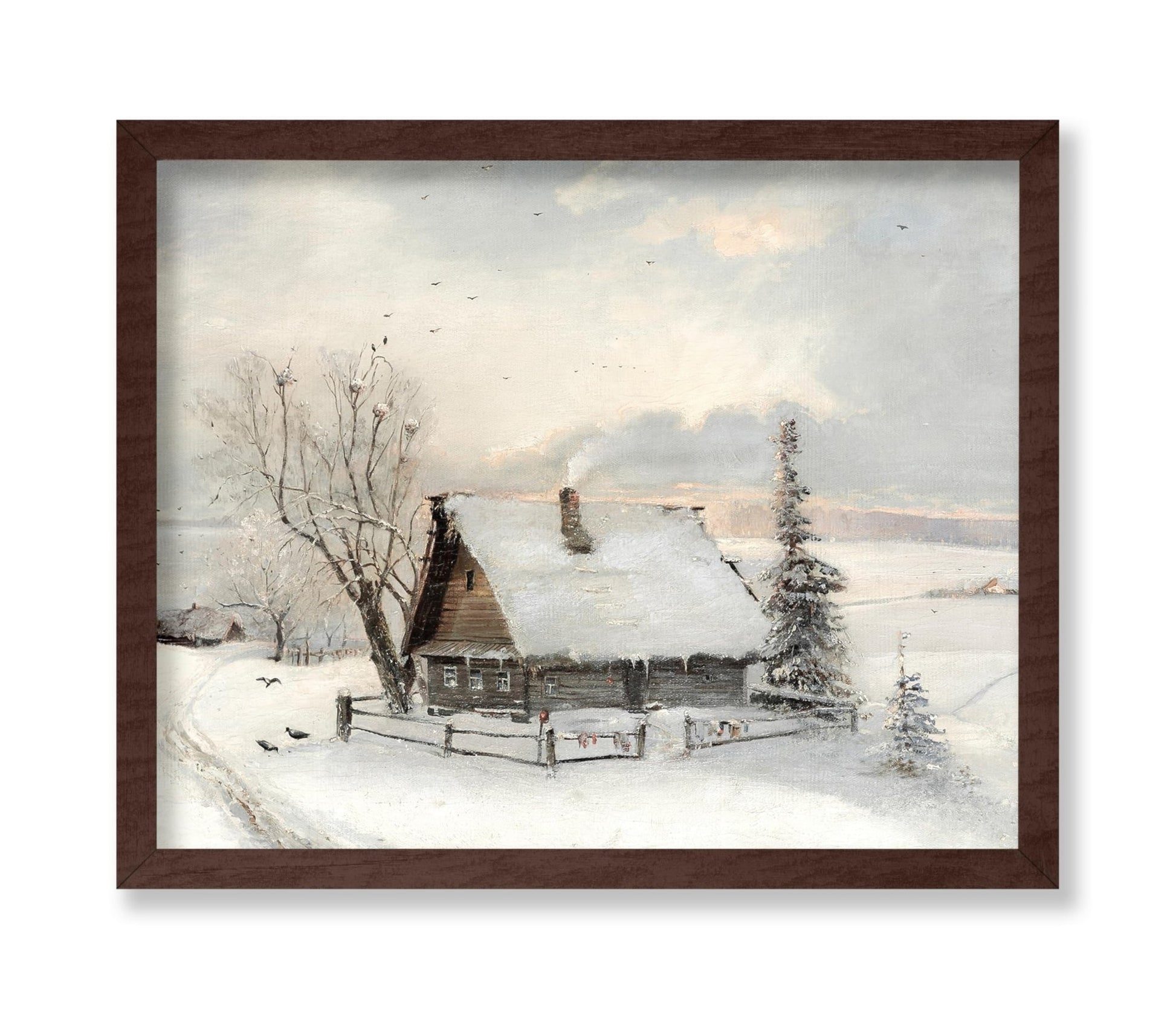 Snowy Cabin