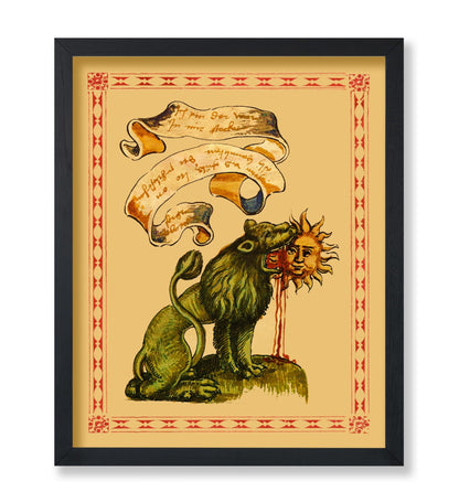Green Lion Devouring The Sun