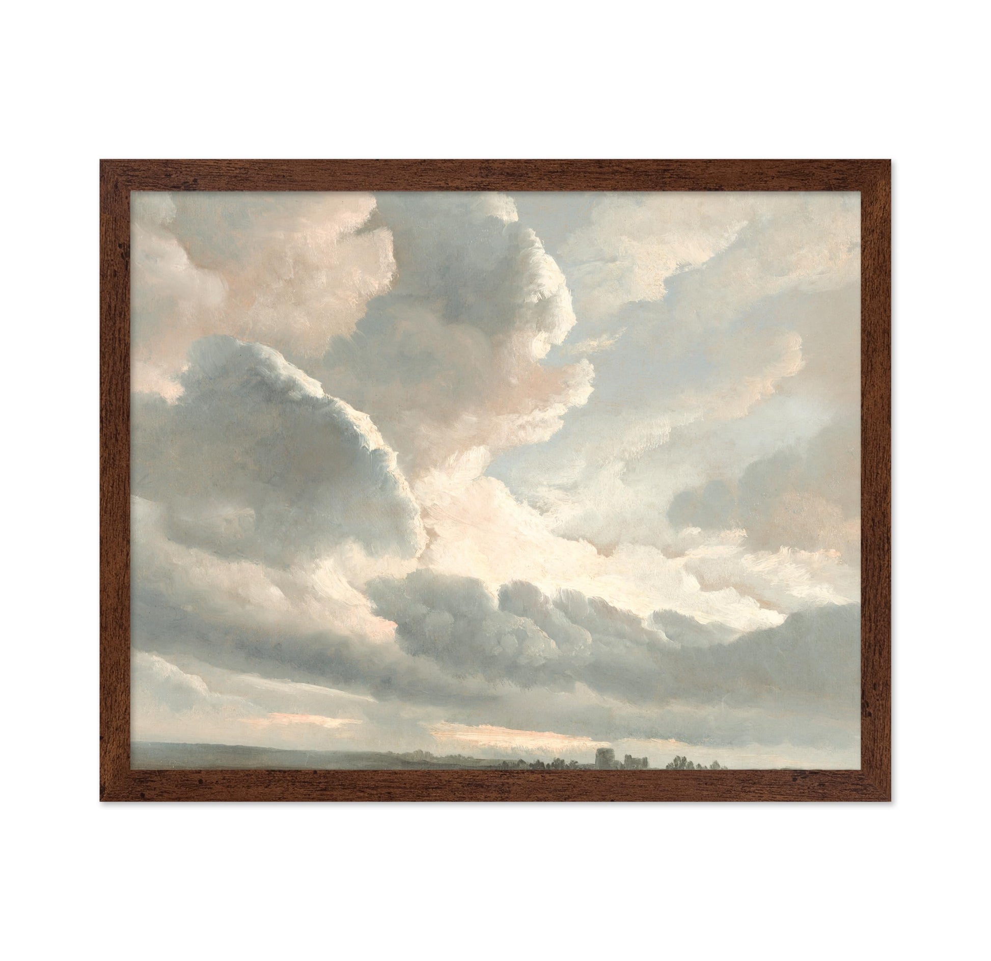 Study of Clouds with a Sunset
