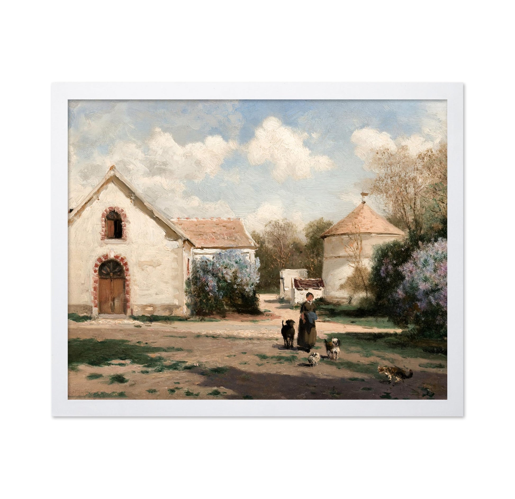 Scenery outside Paris