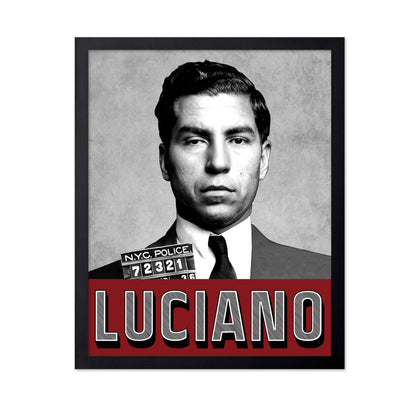 Lucky Luciano Portrait