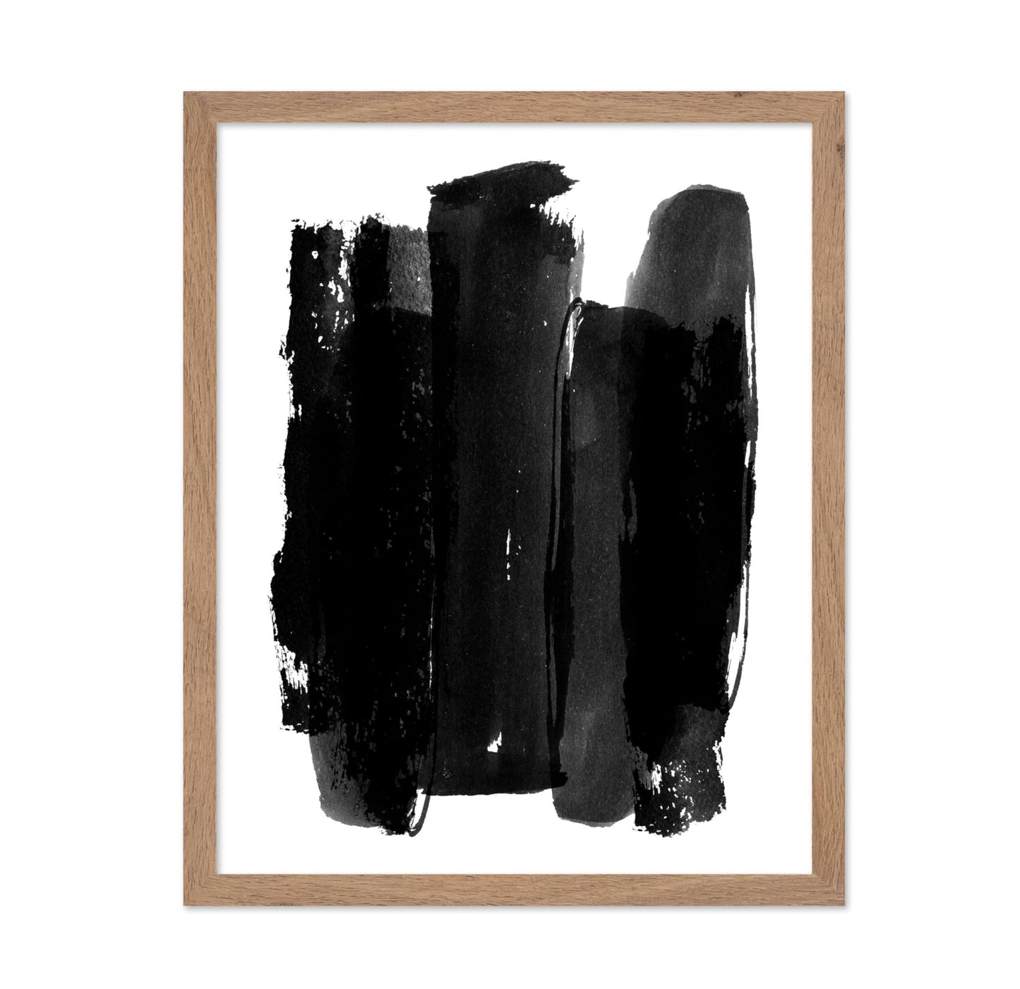 Black Brush Strokes No3