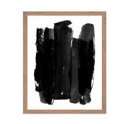 Black Brush Strokes No3