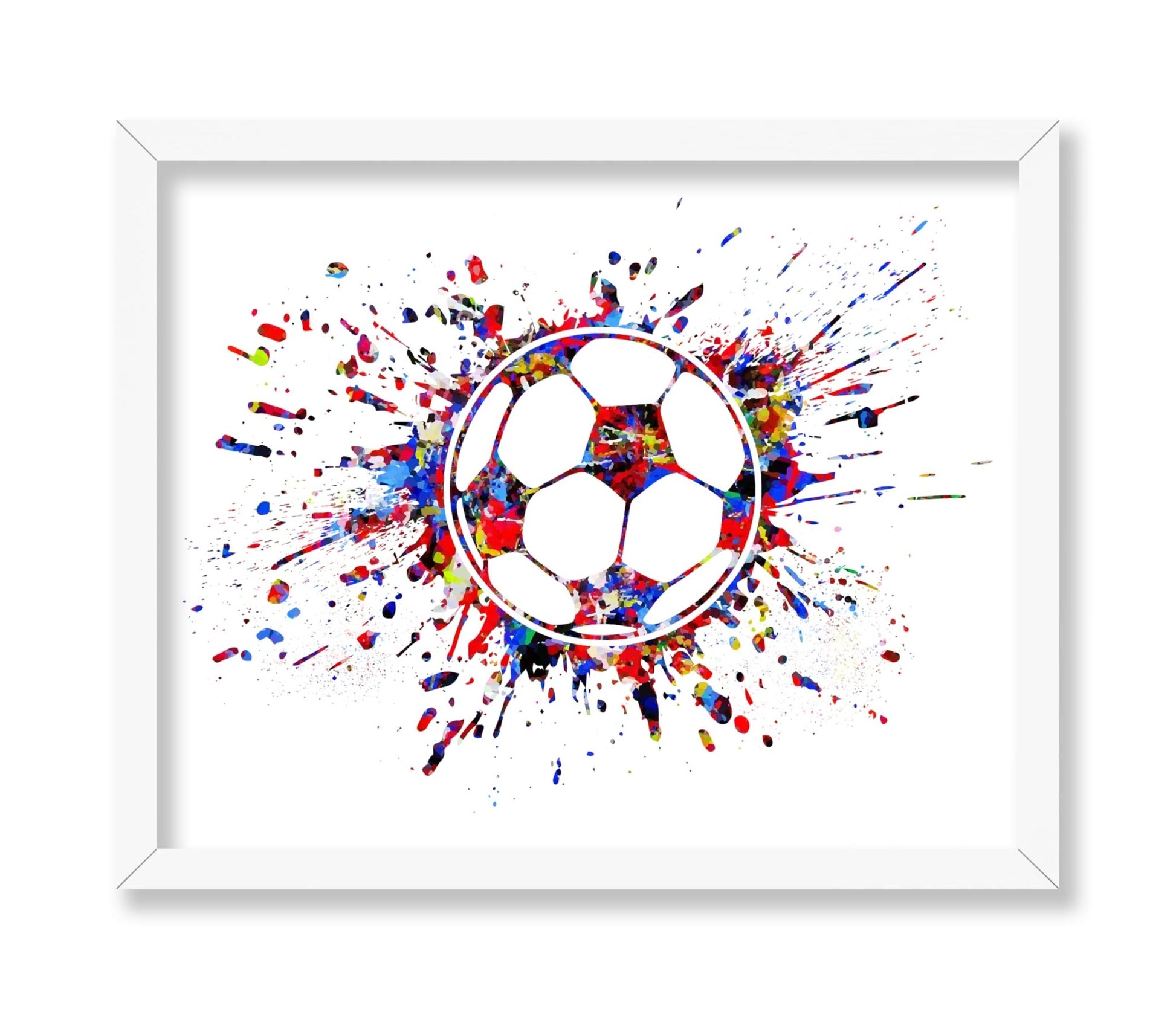 Watercolor Soccer Ball