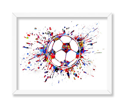 Watercolor Soccer Ball