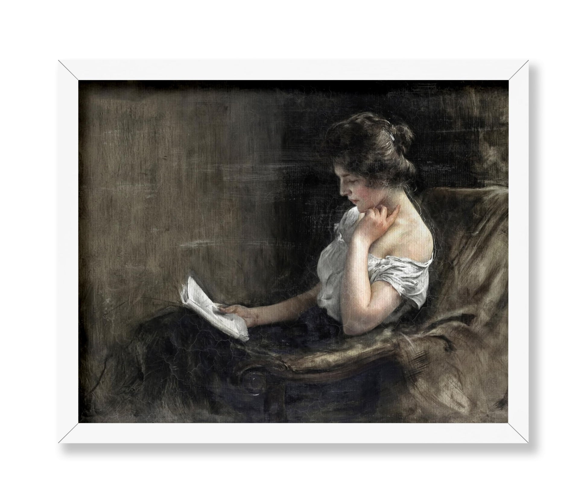 Caspar Ritter - Lesende junge Frau