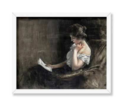 Caspar Ritter - Lesende junge Frau