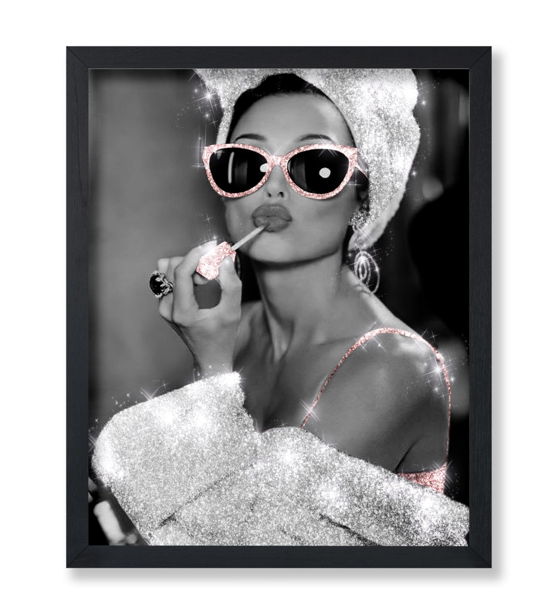 Audrey Hepburn in Glitter Sunglasses