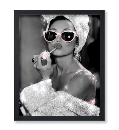 Audrey Hepburn in Glitter Sunglasses