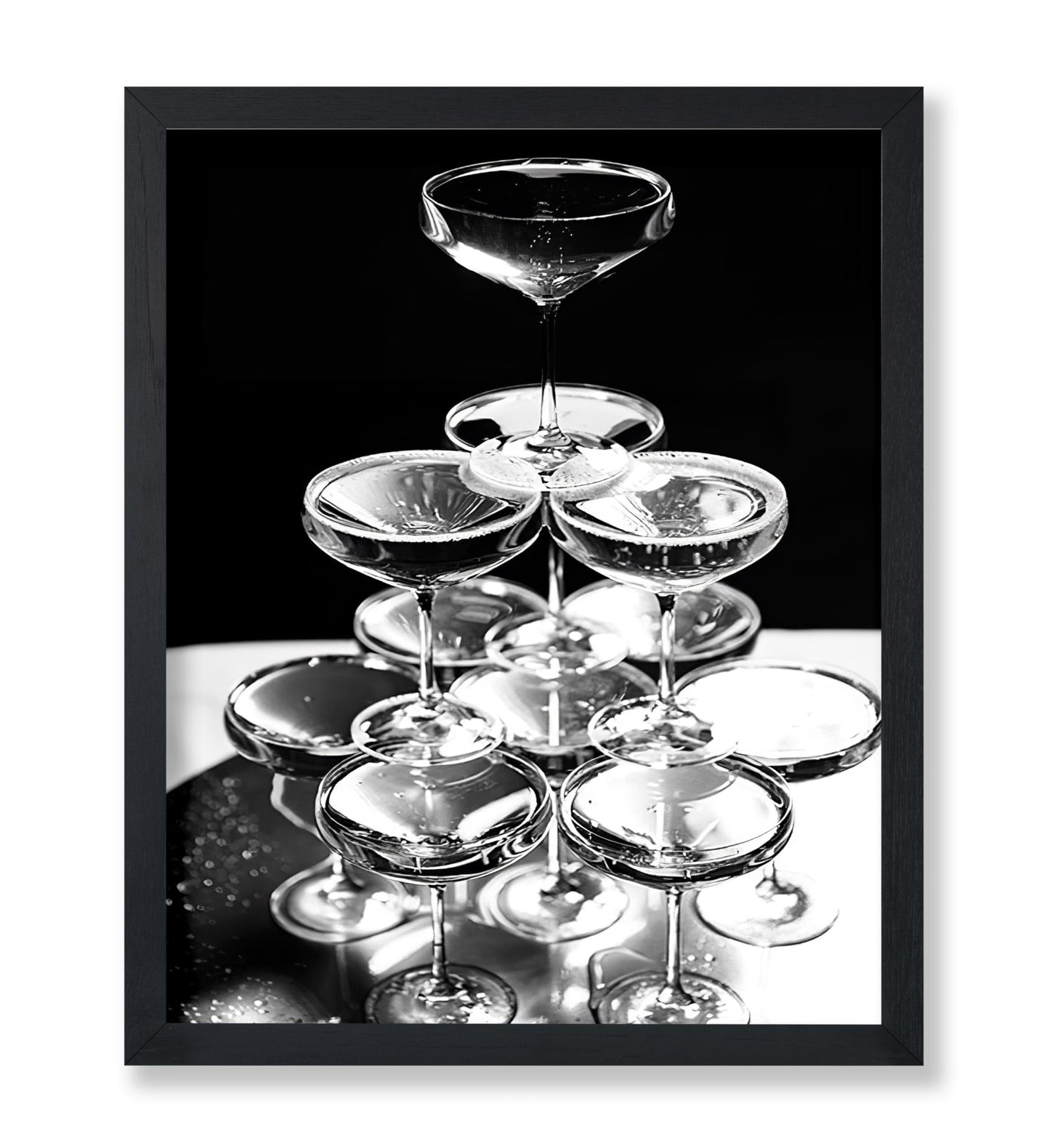 Champagne Glass Tower
