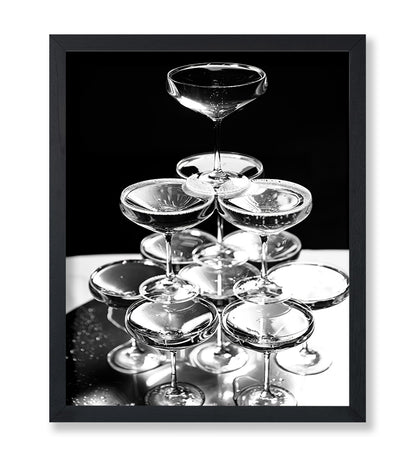 Champagne Glass Tower