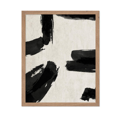Black Brush Strokes No1